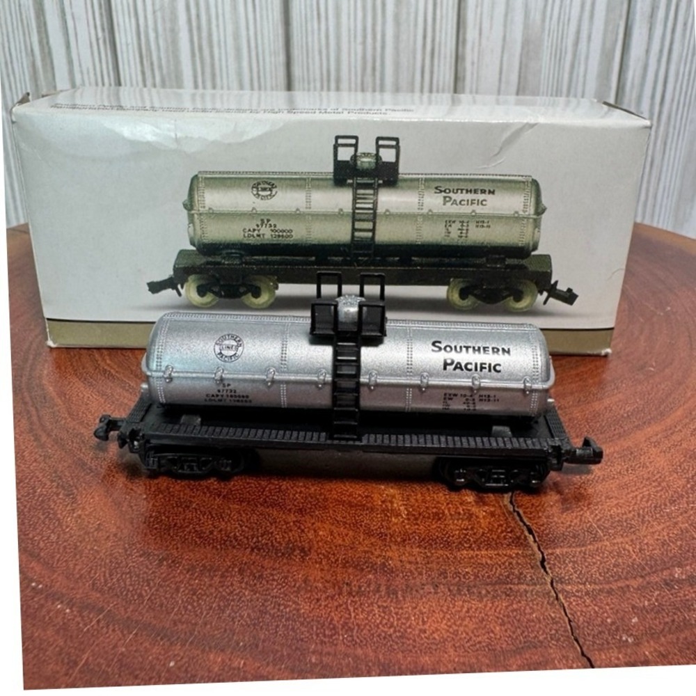High Speed Metal‎ Products Southern Pacific Tank Car Silver N Scale Model Train